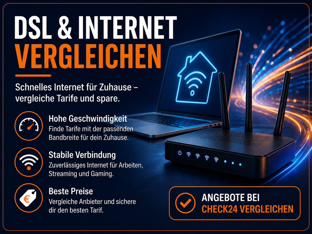 DSL und Internet vergleichen